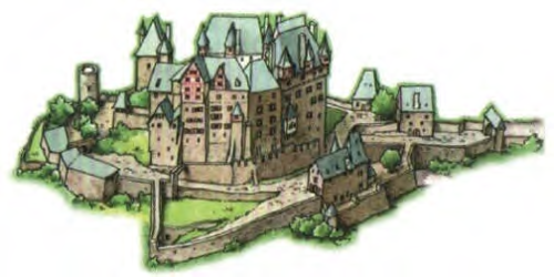 Castelul Eltz (Eifel / Rhineland-Pfalz)