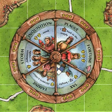 verbrand Winkelier Anemoon vis Rad van Fortuin (1st editie) - Wikicarpedia the Carcassonne game rules wiki